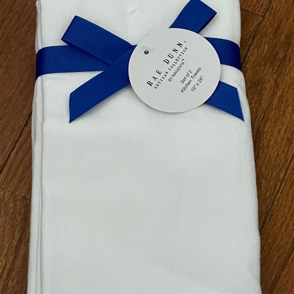 New Rae Dunn by Magenta Shalom Kitchen Hand Towel Set - Picture 3 of 5